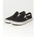 [VANS] туфли без застежки 10 черный мужской 