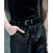  ремень [LANDNESS/ Land nes]DOUBLE STUDS SUEDE BELT/ двойной заклепки замша ремень мужской женский 