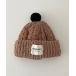  вязаная шапка вязаная шапка [ Bambin /bon van ] точка бонбон Kids вязаная шапка Kids ребенок 