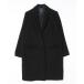 [NANO universe] Пальто Честерфилд FREE черный женский 