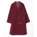 [ETELIO] Пальто Честерфилд M вино мужской 