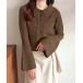 [apres jour clair] вязаный ансамбль X-LARGE темно-коричневый женский 