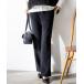  брюки стрейч двойной Cross flare pants женский 