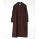 [forksy.] пальто с отложным воротником FREE темно-коричневый женский 
