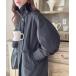 [ANGIE VINTAGE by meg] пальто с отложным воротником MEDIUM черный женский 