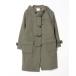 [B:MING by BEAMS] полупальто "даффл коут" [balli сотрудничество ] LARGE оливковый женский 