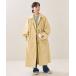 [FREAK'S STORE] пальто с отложным воротником свободный желтый женский 