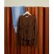 [FREAK'S STORE] топ свободный Brown женский 