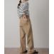 [HUG.U] брюки-чинос - песочный бежевый женский 