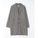 [NANO universe] Пальто Честерфилд MEDIUM серый мужской 