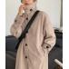 [ABITOKYO] пальто с отложным воротником L бежевый женский 