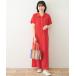 [URBAN RESEARCH Sonny Label] короткий рукав One-piece FREE красный женский 