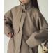 [Riberry] пальто с отложным воротником MEDIUM бежевый женский 