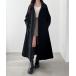 [Heather] пальто с отложным воротником S черный женский 