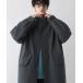 [RAGEBLUE] пальто с отложным воротником LARGE серый мужской 