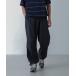 [NANO universe] брюки L темно-синий мужской 