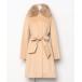 [VICKY] пальто с отложным воротником 1 бежевый женский 