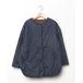 [URBAN RESEARCH ROSSO] стеганое полотно с хлопком жакет FREE темно-синий женский 