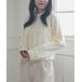 [archives] вязаный ансамбль MEDIUM слоновая кость женский 