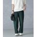 [NANO universe] брюки L темно-зеленый мужской 