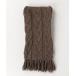 [BEAMS HEART] muffler - Brown женский 