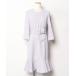 [RUIRUE BOUTIQUE] короткий рукав One-piece M лиловый женский 