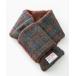 [HARRIS TWEED] muffler ONE Brown мужской 