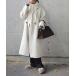 [LAULEN] полупальто "даффл коут" FREE слоновая кость женский 