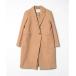 [URBAN RESEARCH DOORS] Пальто Честерфилд ONE SIZE бежевый женский 