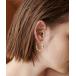 [PAPILLONNER] серьги ( обе уголок для ) FREE Gold женский 