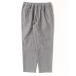 [coen] легкий брюки L серый мужской 