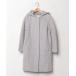 [B:MING by BEAMS] пальто с отложным воротником S серый женский 