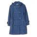 [Viaggio Blu] полупальто "даффл коут" 0 голубой женский 