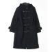 [NANO universe] полупальто "даффл коут" 36 темно-синий женский 
