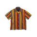  рубашка-поло короткий рукав Pile Full Button Polo Multi Stripe мужской 