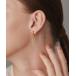 [CENE] серьги ( обе уголок для ) FREE Gold женский 