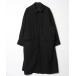 [HARE] пальто с отложным воротником LARGE черный мужской 