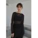 [ALEXIA STAM] длинный рукав туника M черный женский 