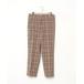 [URBAN RESEARCH DOORS] в клетку слаксы 38 Brown мужской 