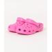  Crocs сандалии crocs Crocs 18-21CLASSIC CLOG K PCS K Kids Classic сабо 206991-6TW PINK CRUSH Kids ребенок мужчина девочка 