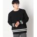 [COMME CA COMMUNE] длинный рукав вязаный LARGE черный мужской 