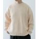[ITEMS URBANRESEARCH] длинный рукав вязаный MEDIUM слоновая кость мужской 
