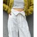 [CIAOPANIC] брюки-карго SMALL белый женский 