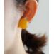 [rapiecage] серьги ( обе уголок для ) FREE желтый женский 