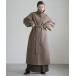 [select MOCA] пальто с отложным воротником FREE grayish бежевый женский 