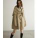  тренчкот пальто шарф комплект / midi тренчкот женский 