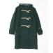 [coen] полупальто "даффл коут" MEDIUM зеленый женский 