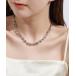 [muku] колье FREE серебряный женский 