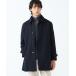 [BEAMS HEART] пальто с отложным воротником LARGE темно-синий мужской 