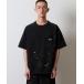 футболка тренировочный HAND PAINTED FIRM COTTON LIGHT SHORT PILE RAGLAN SHORT SLEEVE POCKET SWEATSHIRT / рука краска ферма хлопок свет...